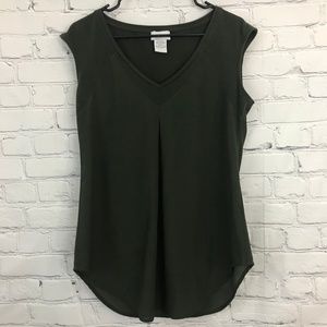 Soft Surroundings Olive green sleeveless top